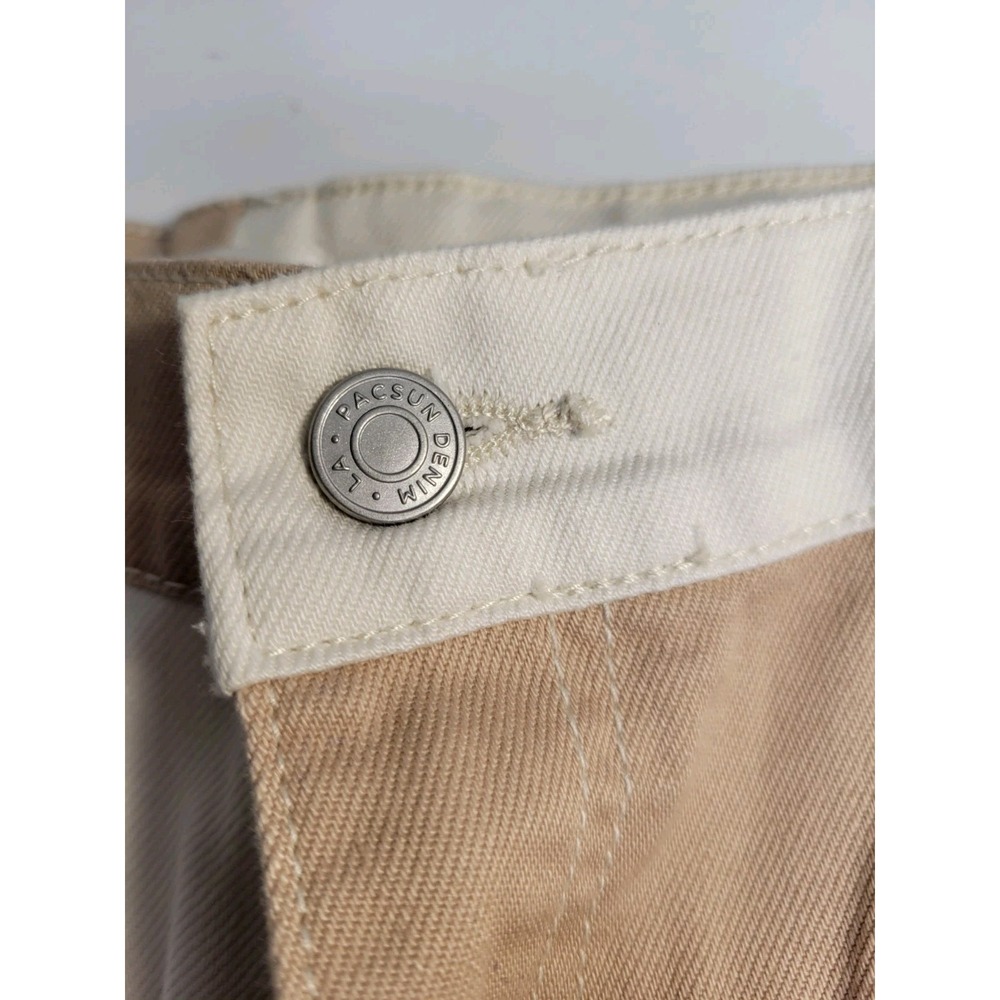 Denim‎ Shorts Kids Sz 14 Adjustable Waist. To Grow, Pockets, Cargo Color Block - Picture 13 of 15